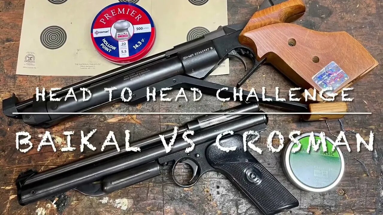 Head to head CHALLENGE baikal Izh-64m vs Crosman 130 David vs Goliath?