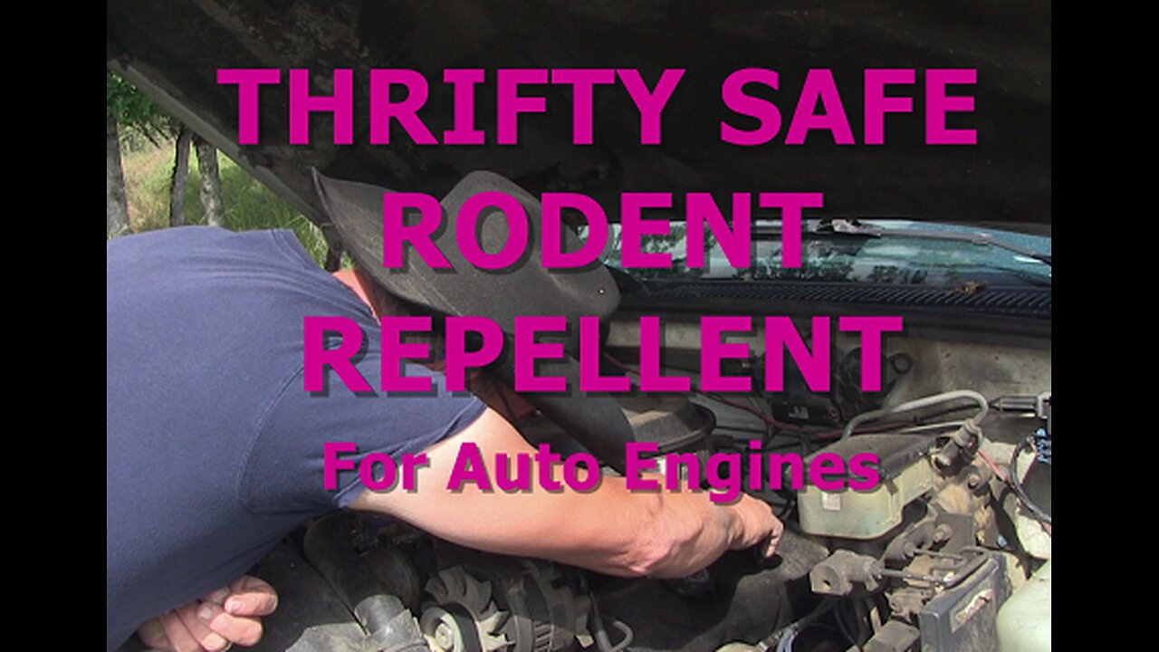THRIFTY SAFE RODENT REPELLENT For Auto Engines