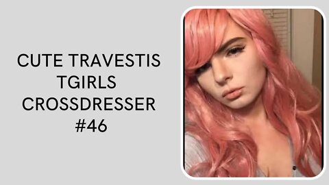 Trans Beauty Portrait - Cute Travestis Tgirls Crossdresser #46