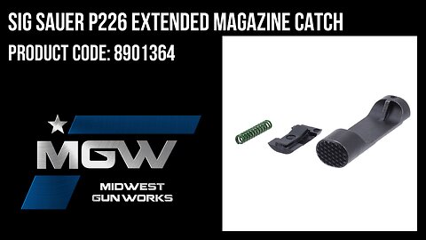 Sig Sauer P226 Extended Magazine Catch Assembly - 8901364