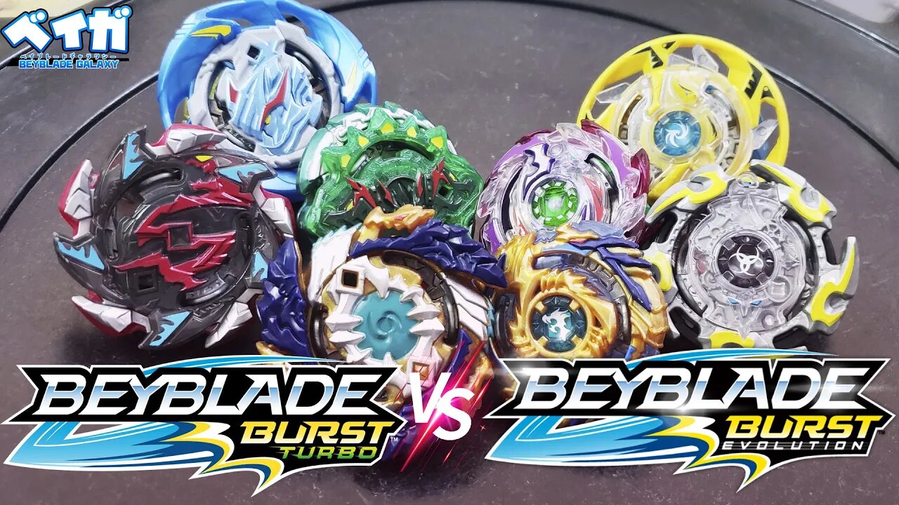 EVOLUTION vs TURBO parte 2 - Beyblade Burst ベイブレードバースト- Beyblade Burst ベイブレードバースト