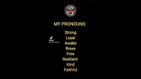 My pronouns... 💪