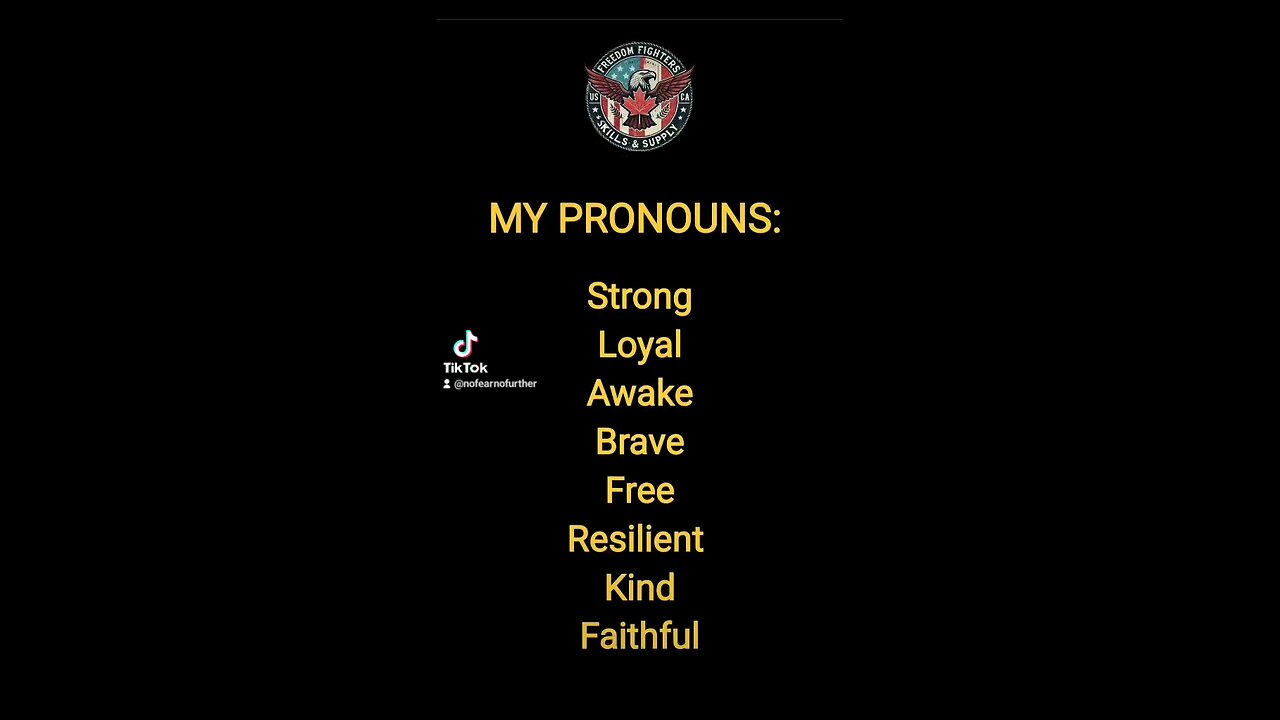 My pronouns... 💪