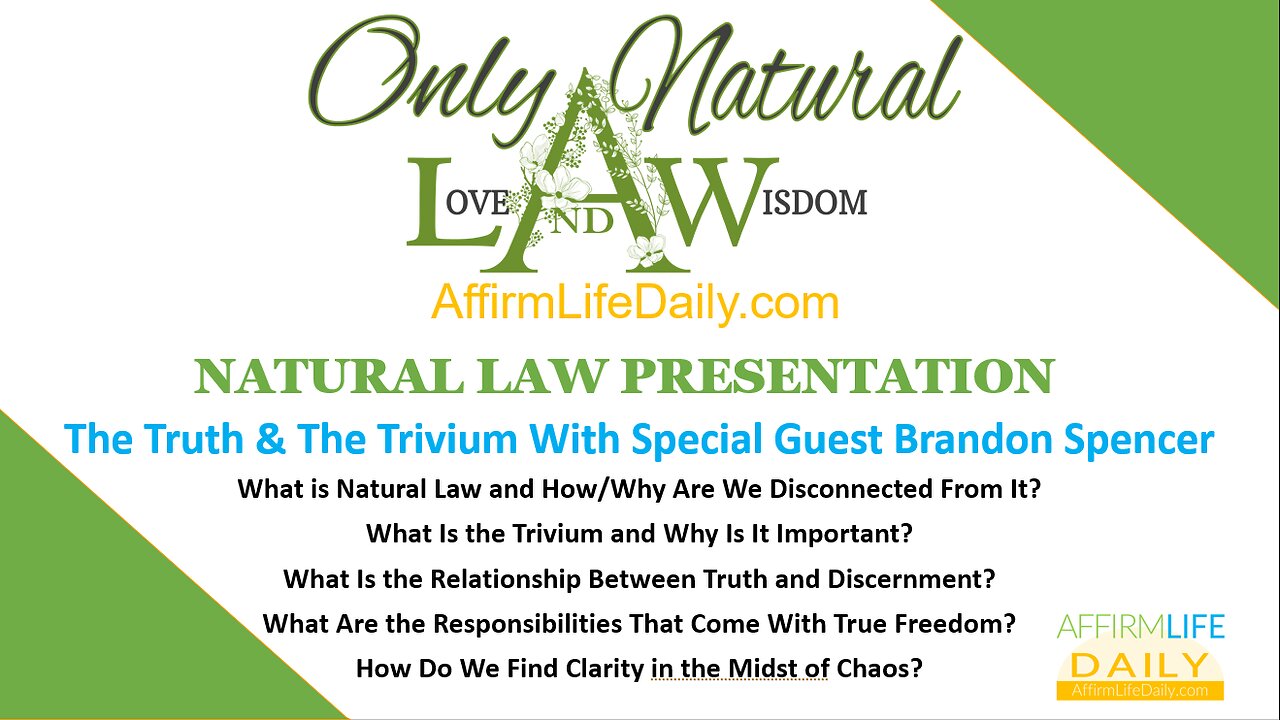 The Truth & The Trivium With Special Guest Brandon Spencer