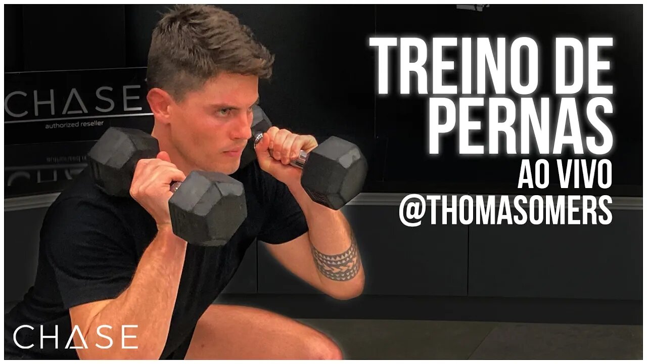 TREINO DE PERNAS AO VIVO #10 | COM THOMAS SOMERS