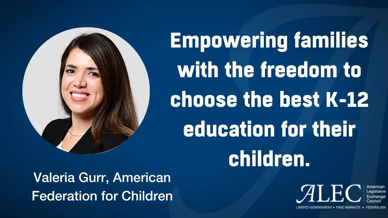 ALEC 49th Annual Meeting: Empowering families with freedom to choose best education for their kids.