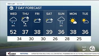 Detroit Weather: Morning fog; afternoon showers