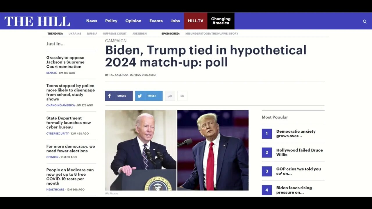 Why are Trump and Biden Equal in the Polls?