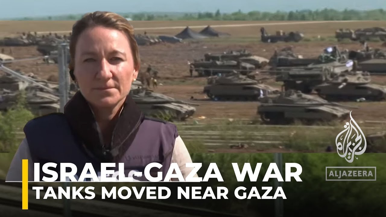 Israel-Hamas war live: Tanks moved near Gaza fence as ground invasion looms