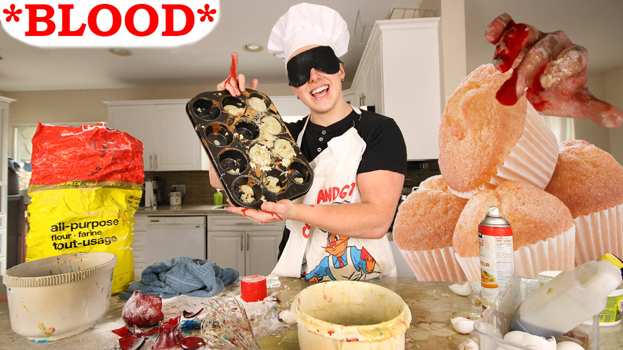 BLINDFOLDED COOKING *CUPCAKE EDITION*