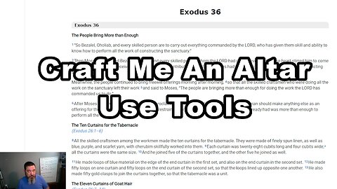 Exodus 36-40 Wrap up