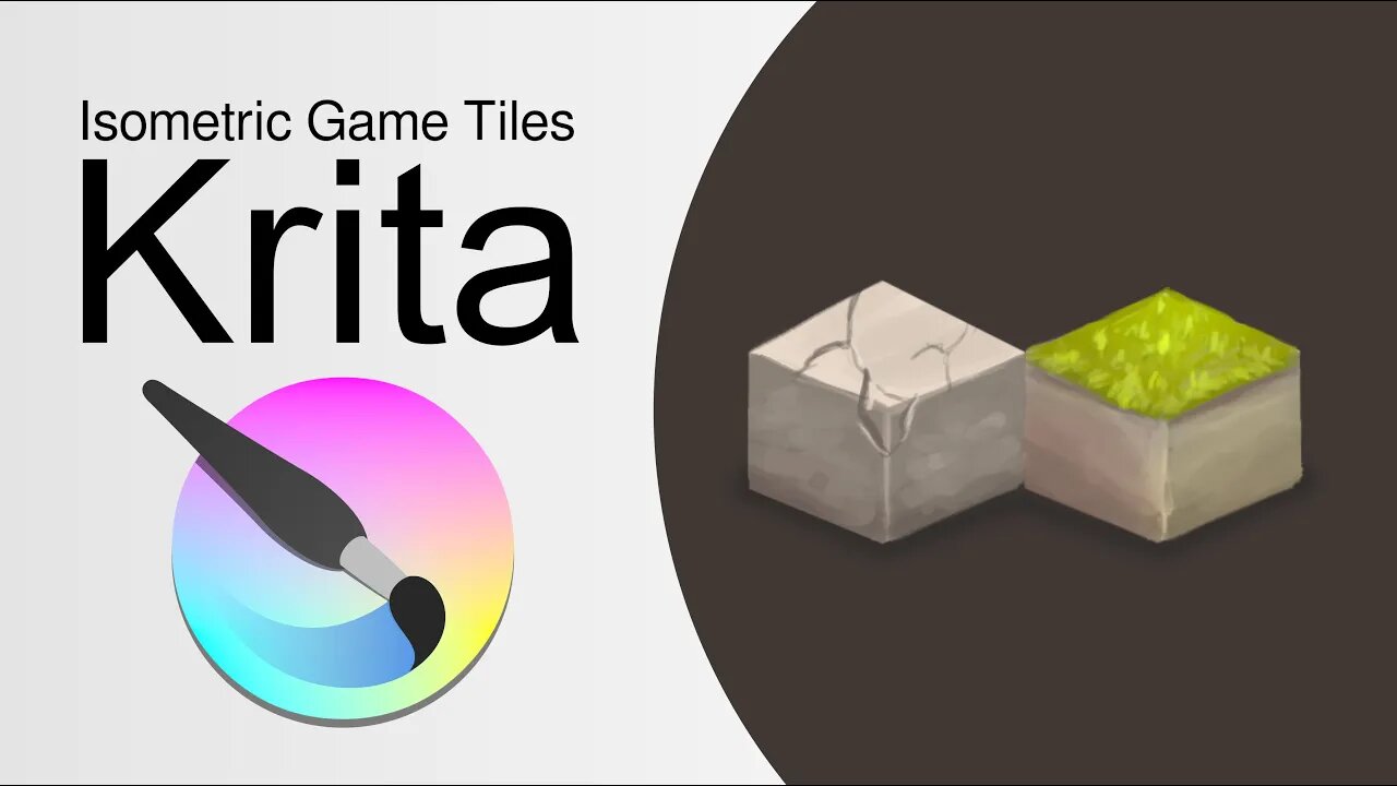 krita Tutorial Painting Isometric Asset Game