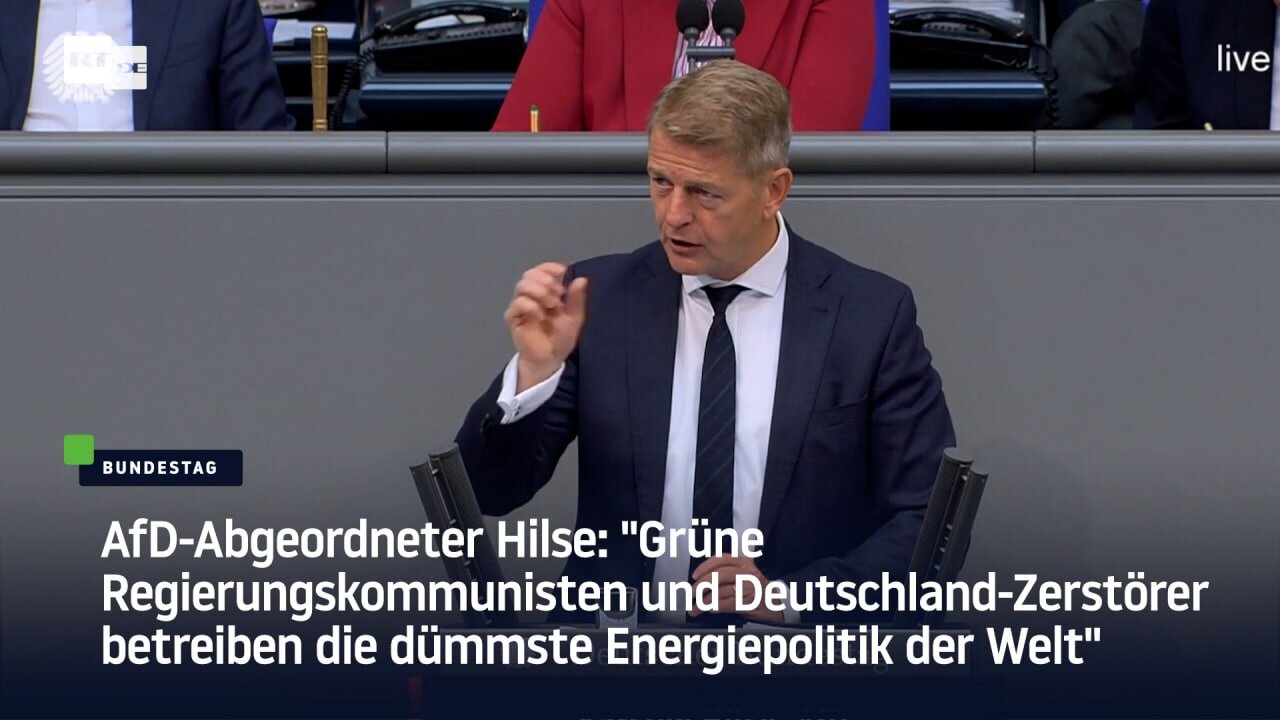 Grüne Regierungskommunisten und Deutschland-Zerstörer betreiben die dümmste Energiepolitik der Welt