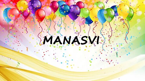 Happy Birthday to Manasvi - Birthday Wish From Birthday Bash
