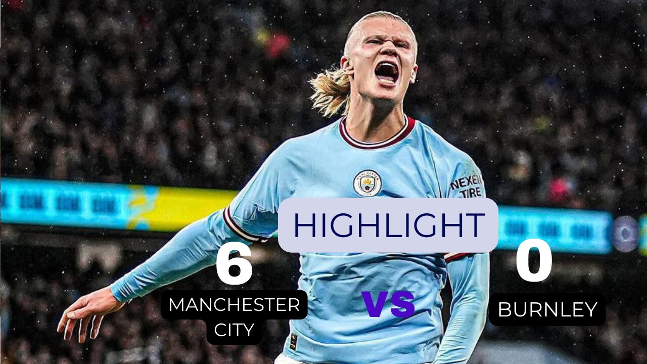 Haaland Hat-trick Sends City to Wembley | Manchester City 6-0 Burnley | Emirates FA Cup 2022-23