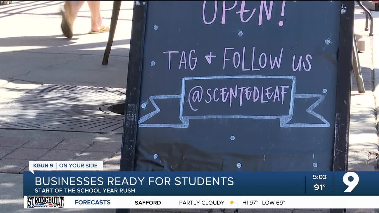 Businesses anticipating return of UArizona students