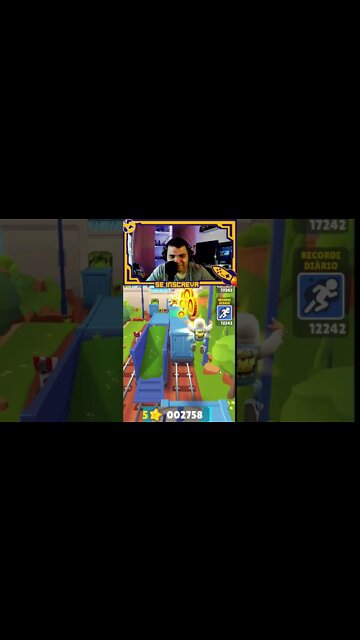 SUBWAY SURFER BATENDO MEU RECORD. #cosmiconerd #subwaysurfers #viral