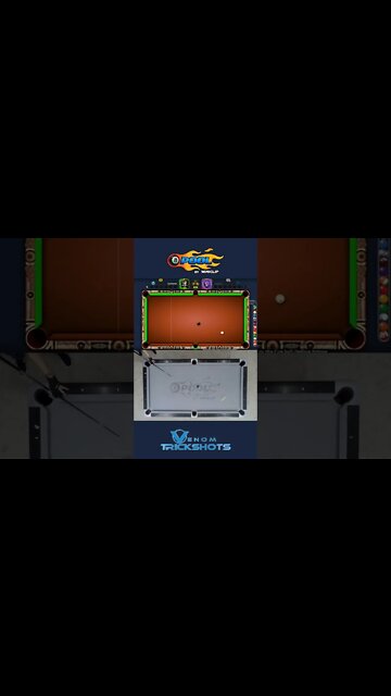 8 Ball Pool x VenomTrickshots- Mind blowing time shot! ⌚🎱 #shorts #8ballpool