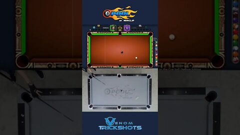 8 Ball Pool x VenomTrickshots- Mind blowing time shot! ⌚🎱 #shorts #8ballpool