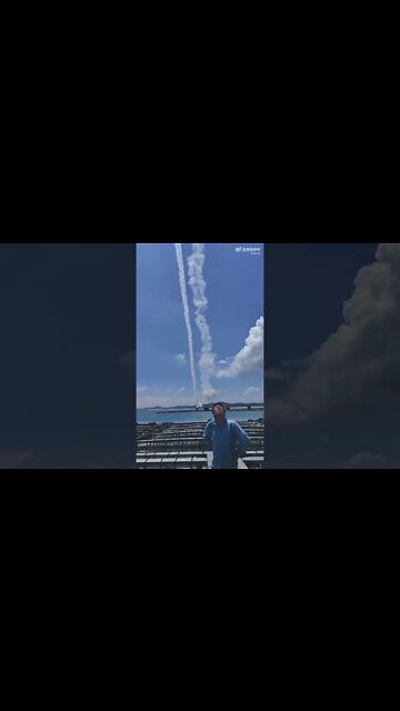 (PLA) ballistic missiles are being launched from Fujian toward the #Taiwan Straits #China #shorts