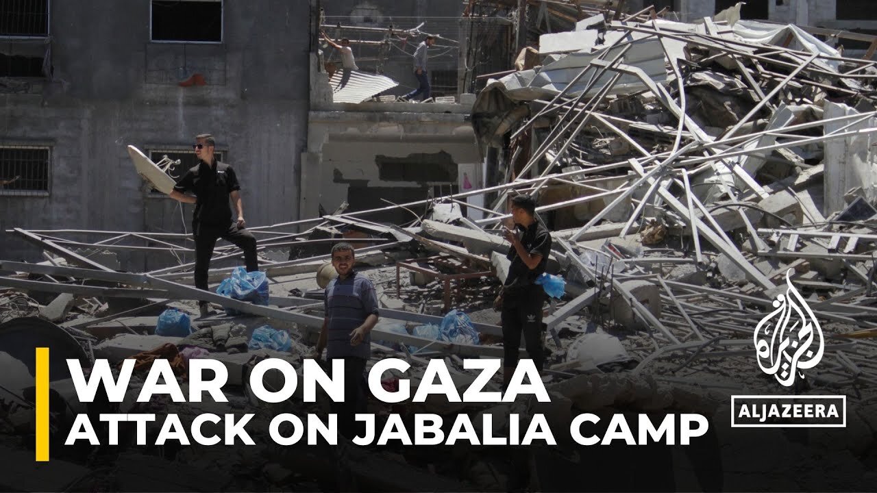 Israeli attack targets food stall in Jabalia refugee camp, killing at least three