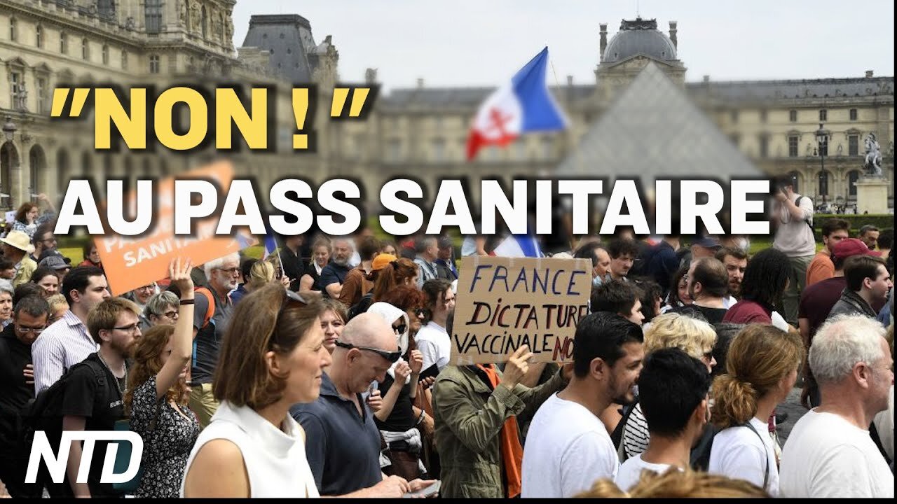 Manifestations anti-pass sanitaire en France ; 4 hackers d'État chinois accusés pour des attaques