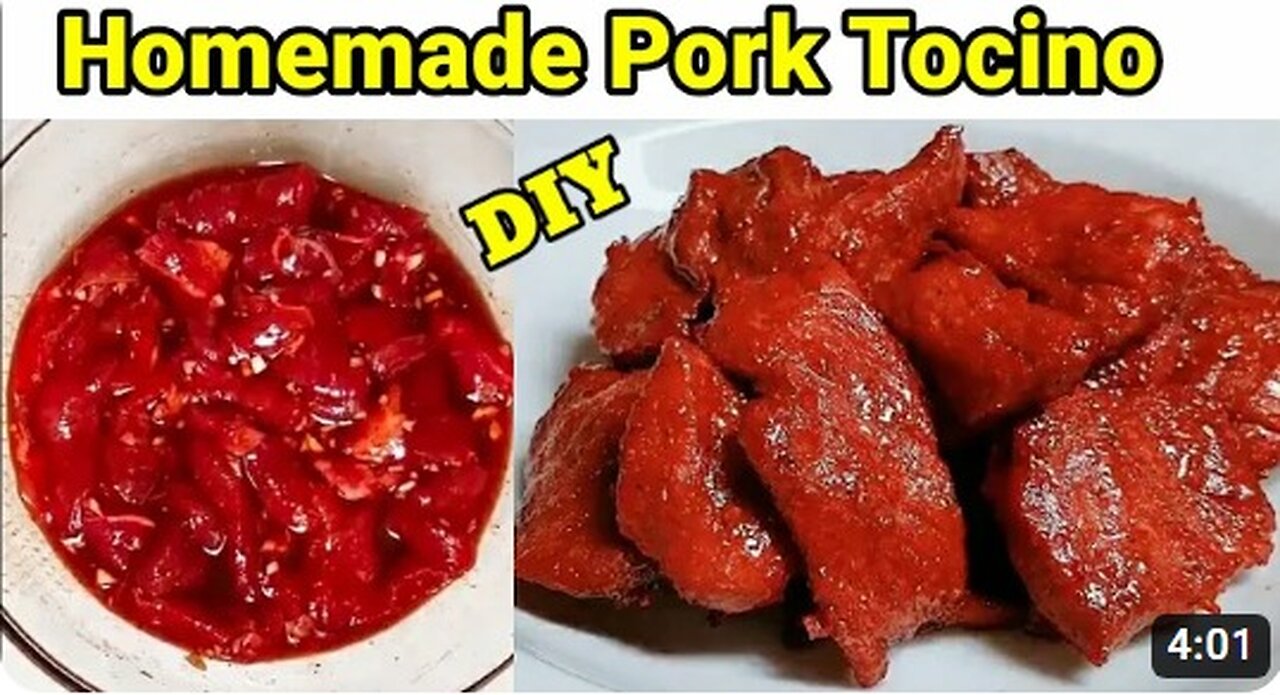 How to make PORK TOCINO at Home | Easy PORK TOCINO RECIPE