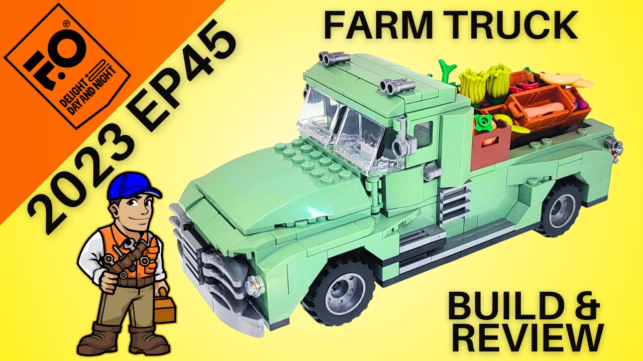 FunWhole - Farm Truck (F9016) Lighted Brick Set (Lego Alternate Build)