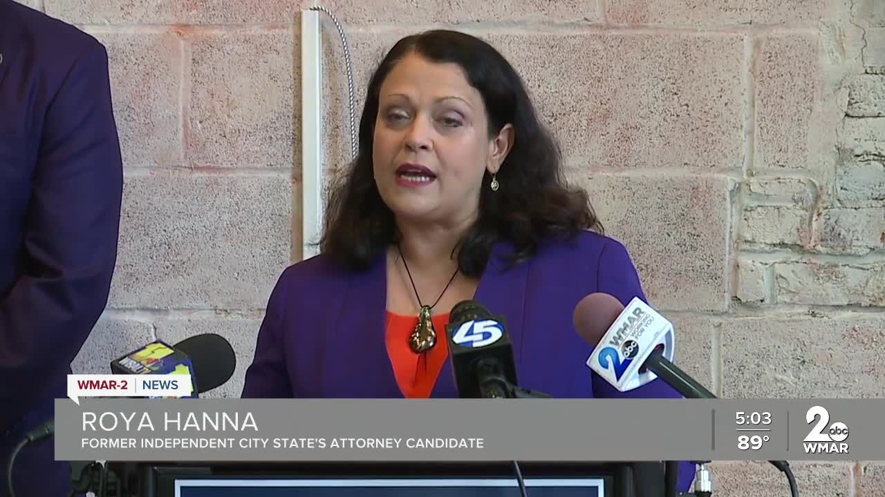 Roya Hanna drops out of Baltimore State's Attorney's race