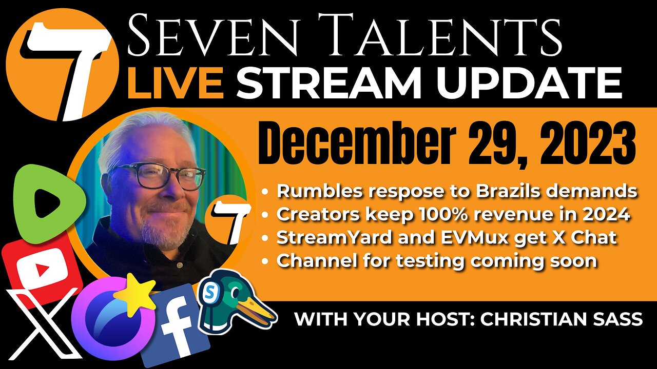 Live Stream Update 2023-12-29