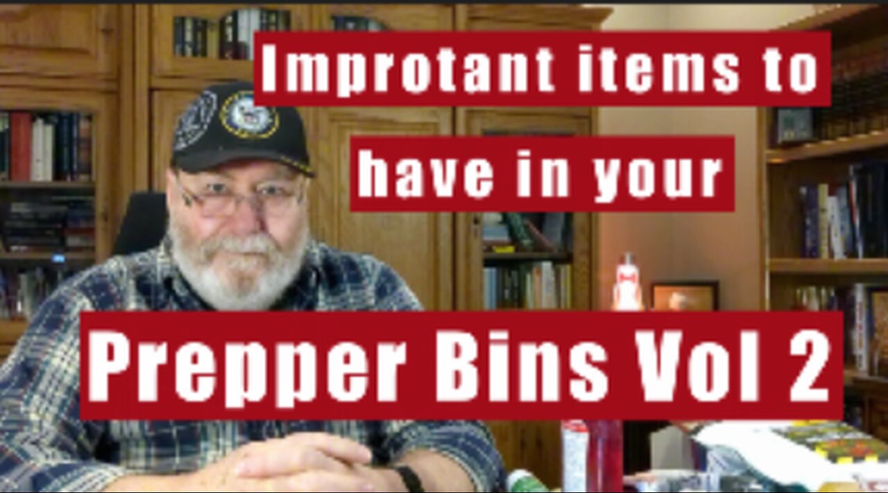 Prepper Bins Vol 2. Essential items to have for when you need them.