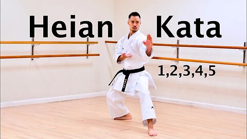 THE 5 HEIAN KATA OF SHOTOKAN KARATE.