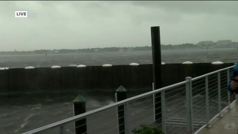 Adam Walser in Manatee County | Powerful winds are picking up speed.