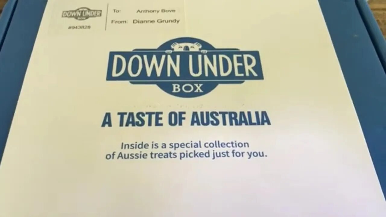 American eats Down Under Box Aussie food, vegimite included.