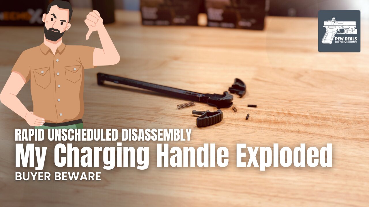 My Charging Handle Exploded