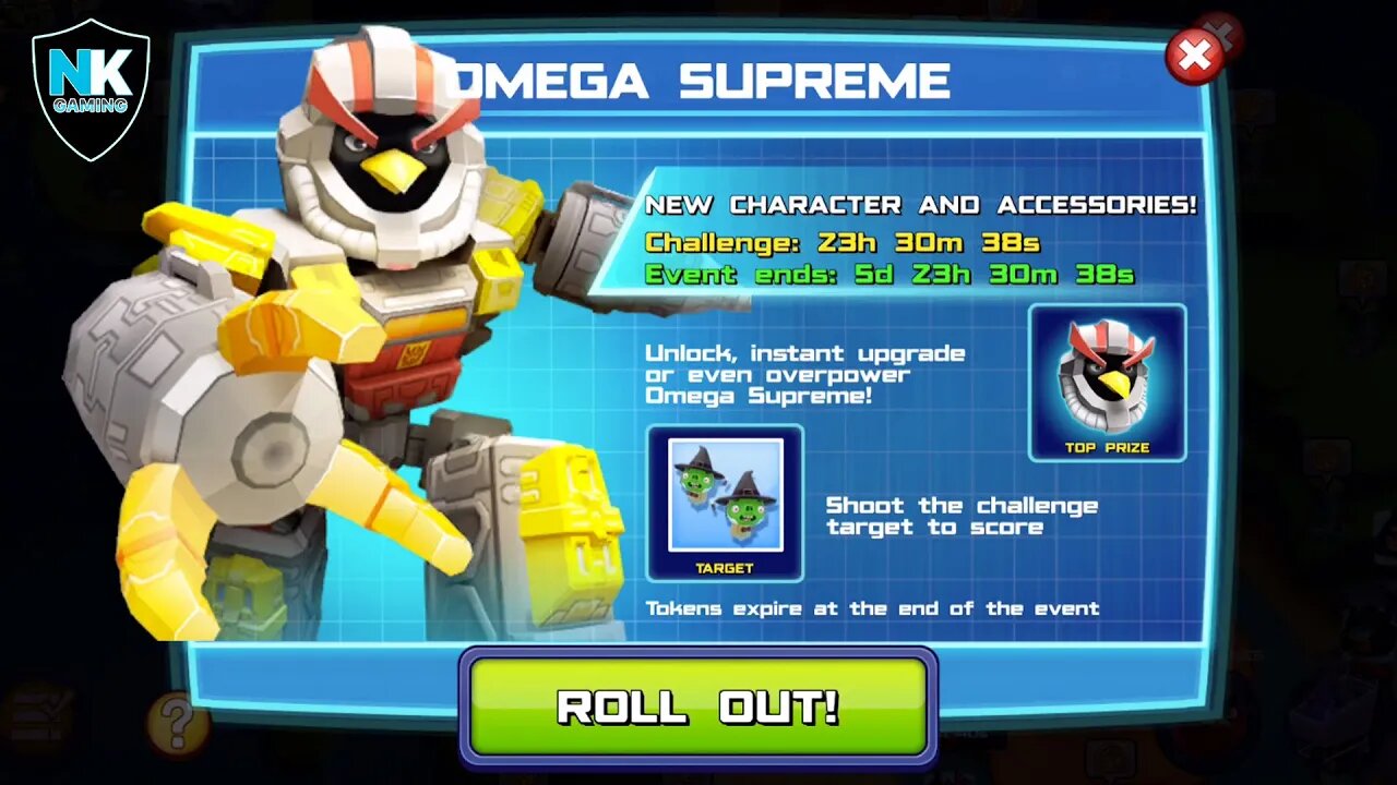 Angry Birds Transformers 2.0 - Omega Supreme - Day 1 - Featuring Omega Supreme