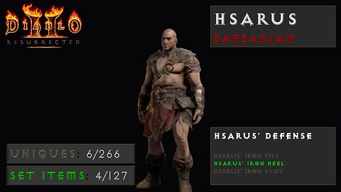 Diablo II: Resurrected - Hsarus: Barbarian Creation (EP-1)