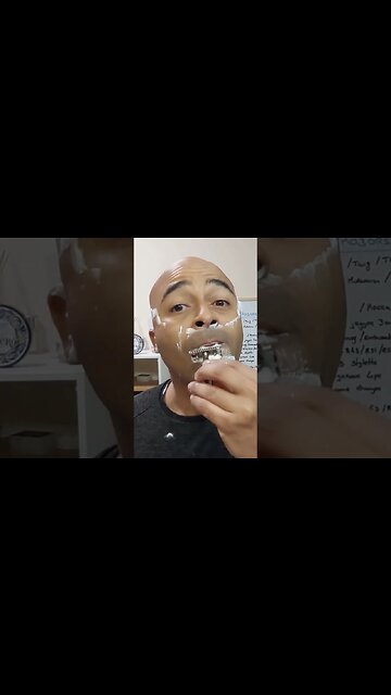 ASMR SHAVE Lodrino La Riviera, Fatip OC💈🔊🪒🧼🎞️👌🏾#asmr #shavingproducts #wetshaving #relaxing #sotd