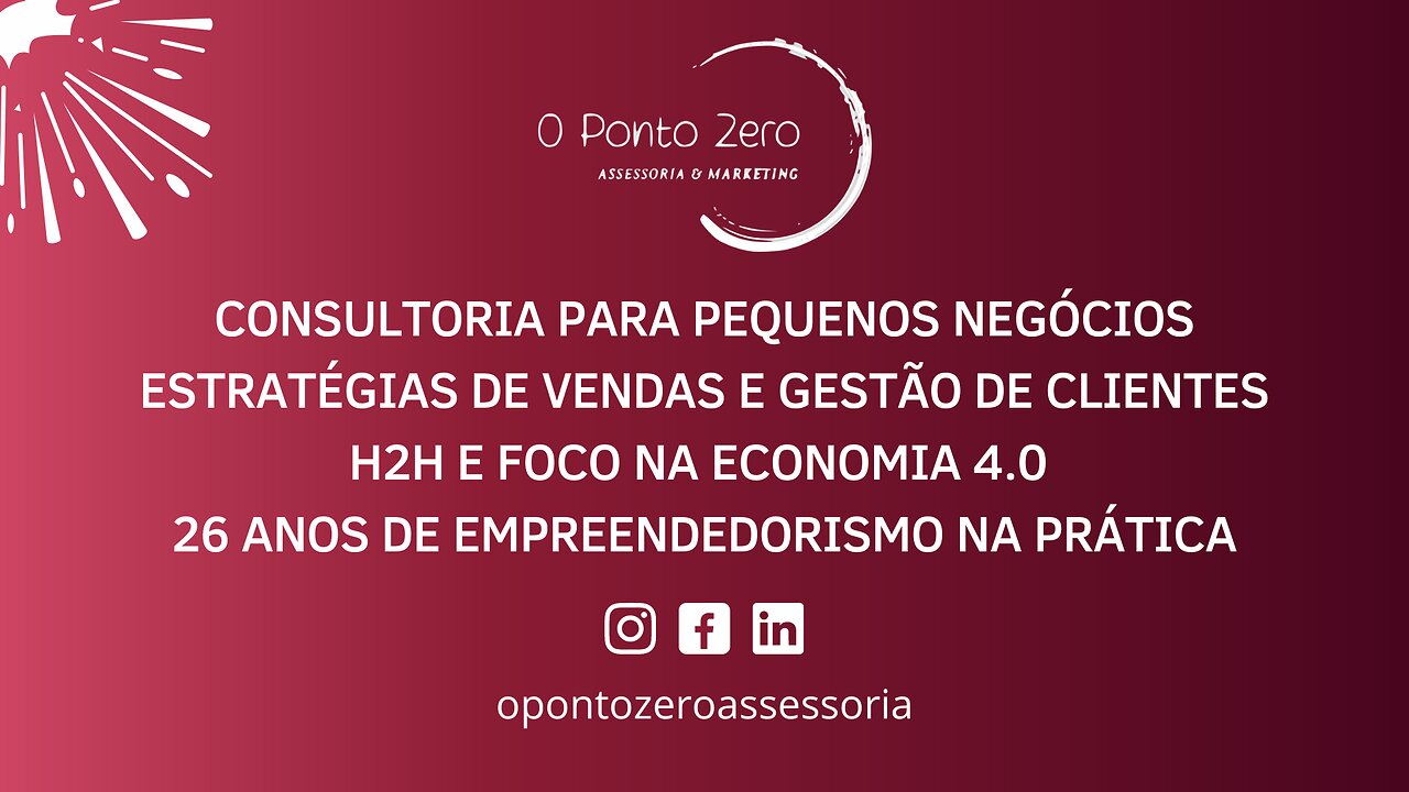 UM POUCO SOBRE NÓS | O PONTO ZERO ASSESSORIA E MARKETING