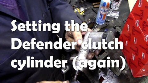 Malawi 110 Fitting the clutch master cylinder and adjusting