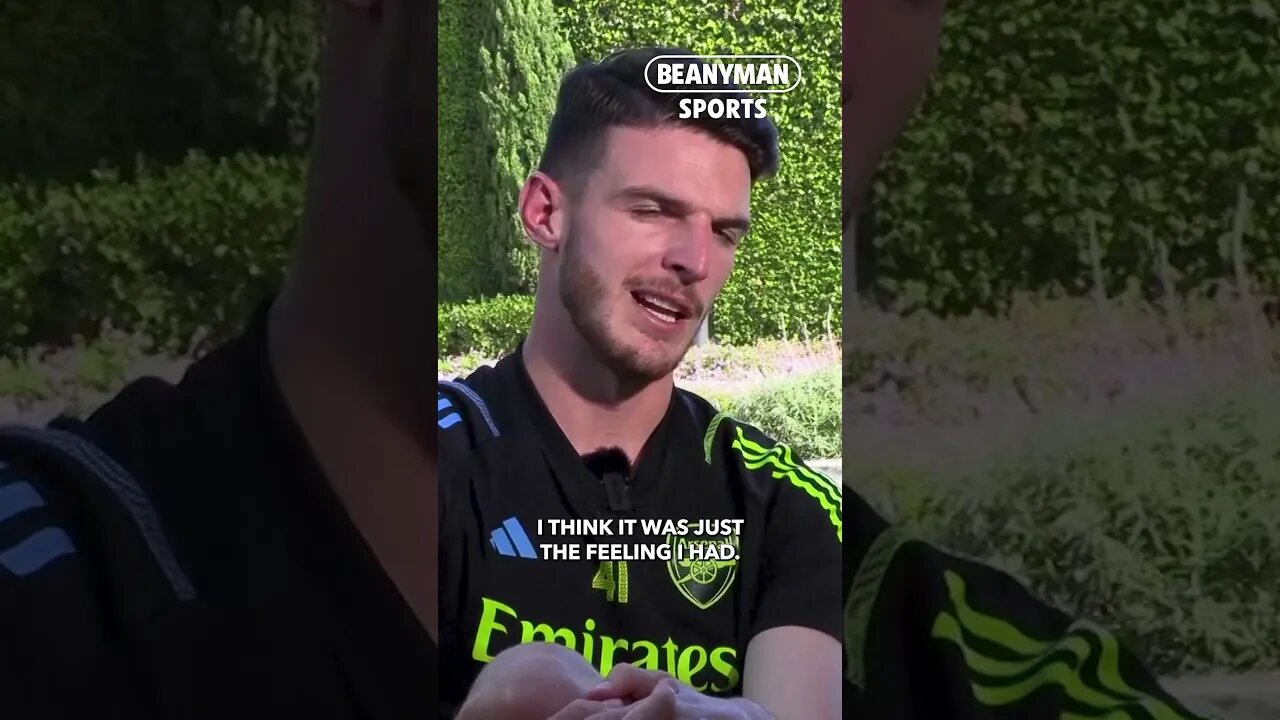 'I feel so happy here, feel so at home!' | Declan Rice on Arsenal #declanrice #arsenal #rice