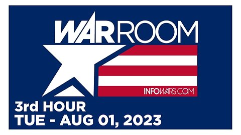 WAR ROOM [3 of 3] Tuesday 8/1/23 • ALEX JONES - STATUS OF INFOWARS, ROGER STONE - News & Analysis