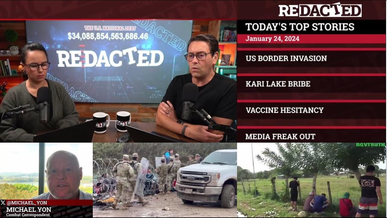 No ONE Is Ready for What's Coming Across Our Border, This is Civil War | Full Redacted Show Link in Details w Clayton Morris (1-24-24)