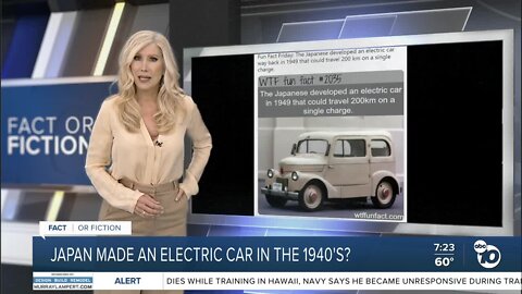 Fact or Fiction: Japan made electric car in the 40s?