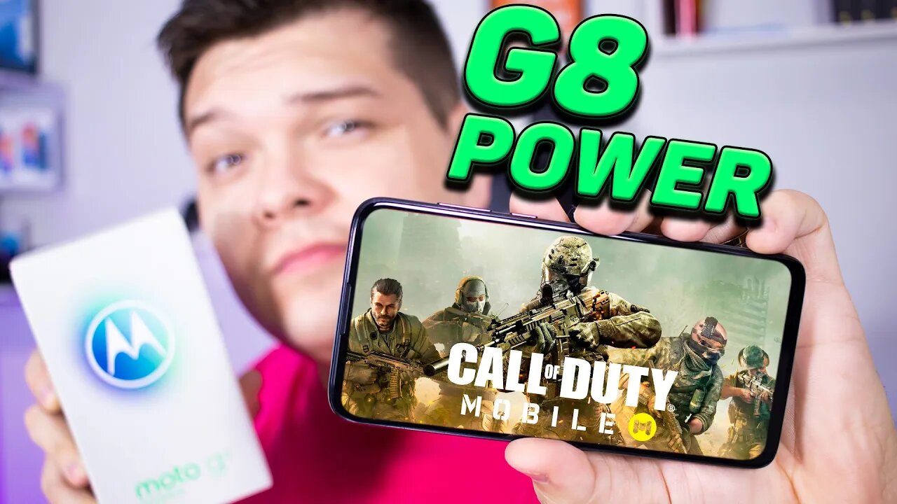 Moto G8 POWER! Além de BATERIA tem DESEMPENHO? Teste em JOGOS!