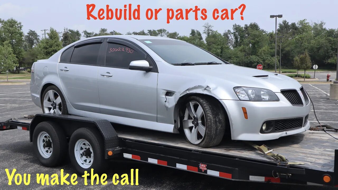 Letting the viewers decide the fate of this Pontiac G8 GT