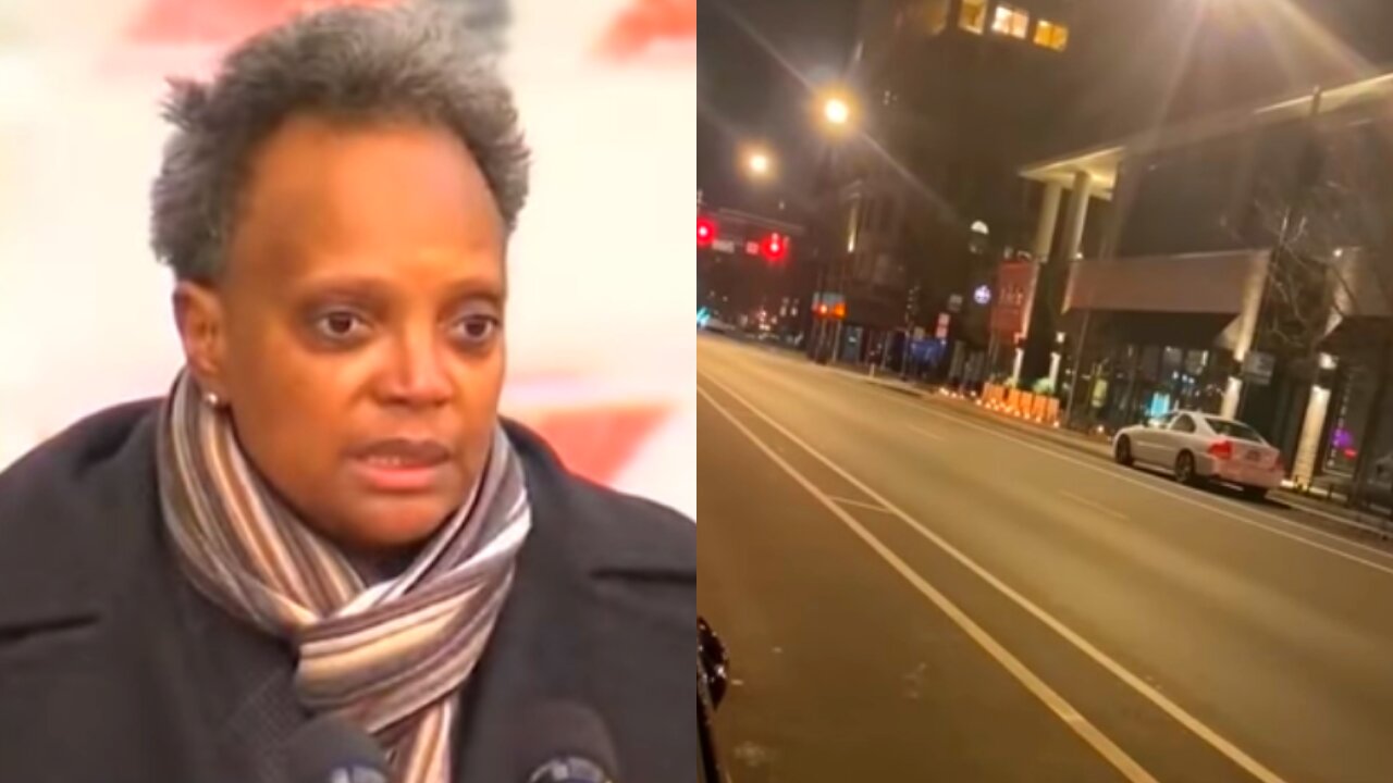 Man And Woman Cower As They Record What Seems Like A Warzone In Chicago