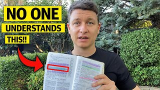 The Bible Story That “NO ONE” Understands... (You've Probably NEVER Heard This!!)