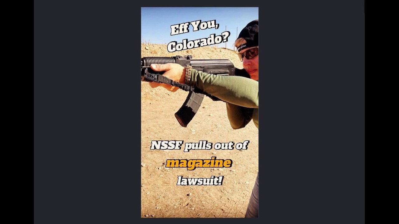 Eff You, Colorado? NSSF Chickens Out