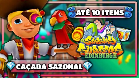 Subway Surfers Edimburgo | Caçada Sazonal até 10 Itens